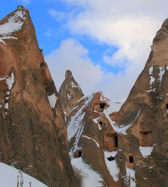 Fairy Chimneys in Winter
